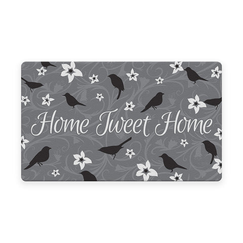 Home Tweet Home- Gray Door Mat image 1