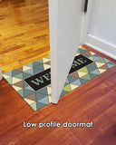 Welcome Triangles- Green Door Mat image 6