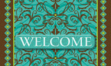 Damask Welcome Door Mat image 2