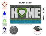 Heart of the Home- Green Door Mat image 3