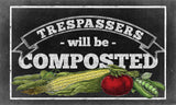 Compost Trespassers Door Mat image 2