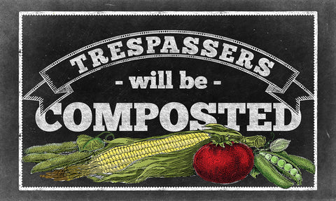Compost Trespassers Door Mat image 1