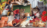 Christmas Kitties Door Mat image 2