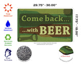 Back With Beer Door Mat image 3