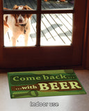 Back With Beer Door Mat image 5