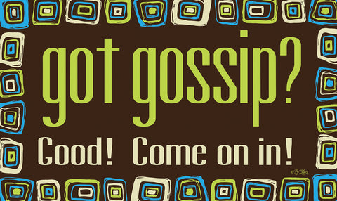 Got Gossip? Door Mat image 1