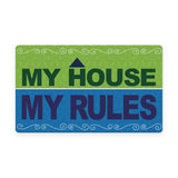 House Rules Door Mat image 1