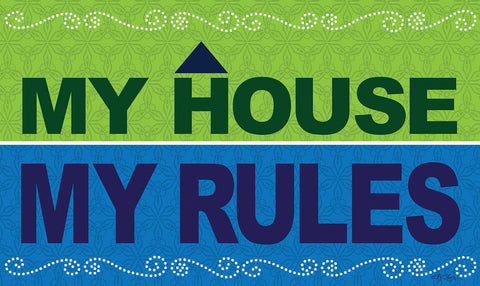 House Rules Door Mat image 1