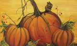 Pumpkin Portrait Door Mat image 2