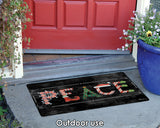 Holiday Peace Door Mat image 4