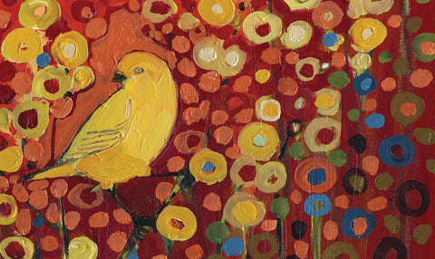 Canary Field of Flowers Door Mat image 1