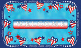 Welcome Stars And Stripes Door Mat image 2