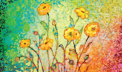 Painted Poppies Door Mat image 1