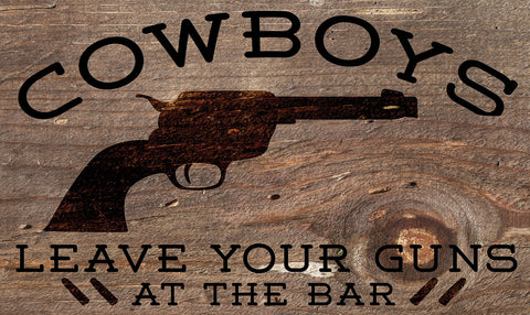 Cowboys Warning Door Mat image 1