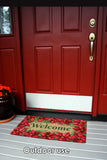 Poinsettia Welcome Door Mat image 4