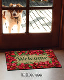 Poinsettia Welcome Door Mat image 5