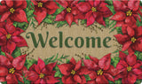 Poinsettia Welcome Door Mat image 2