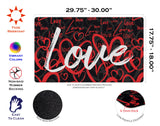 Love Hearts Door Mat image 3
