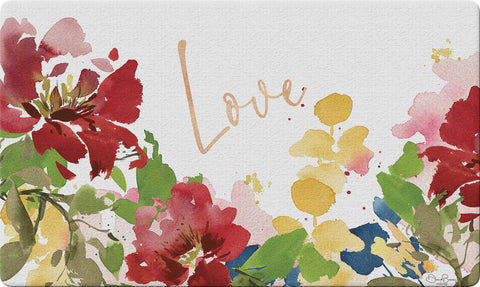 Love Blooms Door Mat image 1