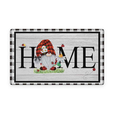 Spring Home Gnome Door Mat image 1