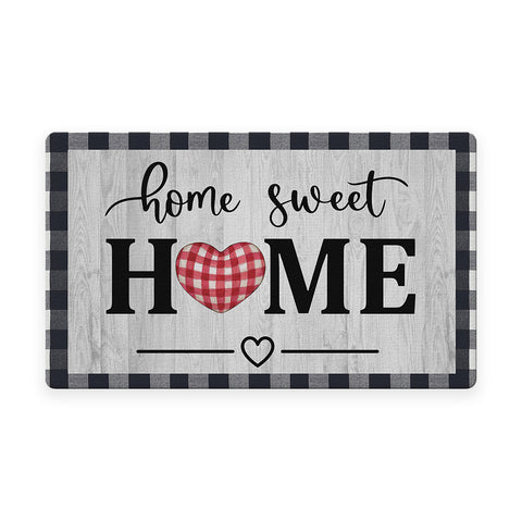 Toland Home Garden 800554 18 x 30 in. Heart Sweet Home Door Mat