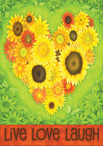 Sunflower Heart Flag image 1