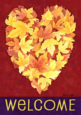 Leaf Heart Flag image 1
