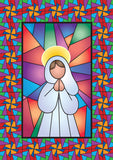 Stained Glass Angel Flag image 2