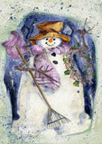 Waving Snowman Flag image 2