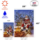 Fireside Santa Flag image 6