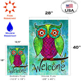 Rainbow Owl Flag image 6