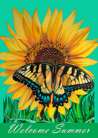 Swallowtail Sunflower Flag image 1