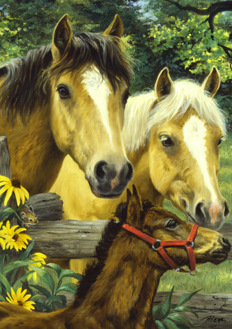 Horse Family Flag image 1