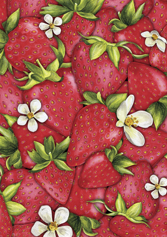 Strawberry Collage Flag image 1