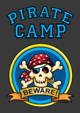 Pirate Camp Flag image 1