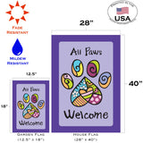 All Paws Welcome Flag image 6