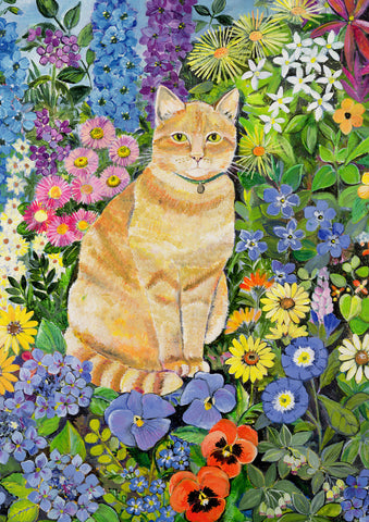 Flower Cat Flag image 1