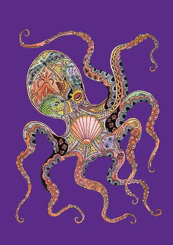 Animal Spirits- Octopus Flag image 1