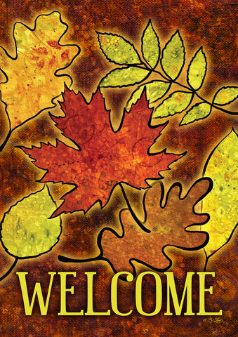 Welcome Leaf Flag image 1