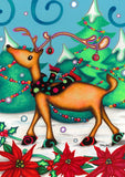 Festive Reindeer Flag image 2