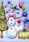 Joyous Snowman Flag image 2