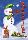 Snowman Rejoice Flag image 2