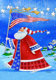 Patriotic Santa Flag image 2