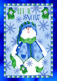 Snowman Mitten Flag image 2