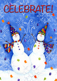 Snowman Celebration Flag image 2