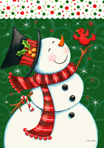 Dancing Snowman Flag image 1