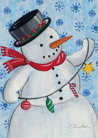 Stringin' Snowman Flag image 1