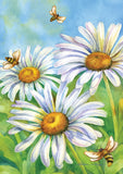 Honey Bees And Daisies Flag image 2