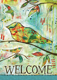Abstract Bird Welcome Flag image 2