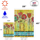 Welcome Blooms Flag image 6